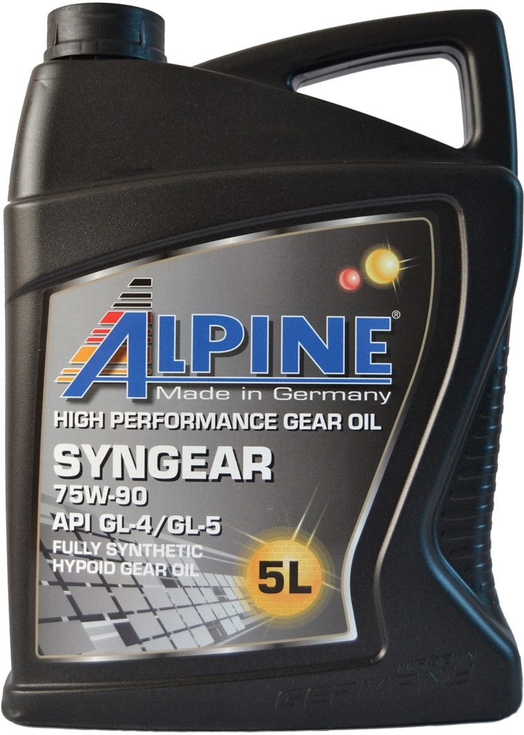 Трансмиссионное масло Alpine Syngear GL-4 / 5 MT-1 75W-90 синтетическое 07455
Трансмиссионное масло Alpine Syngear GL-4 / 5 MT-1 75W-90 синтетическое 07455