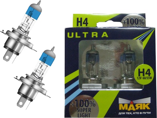 Автолампа Маяк 82420SL100 Ultra Super Light +100% H4 P43t 55 W прозрачно-голубой
Автолампа Маяк 82420SL100 Ultra Super Light +100% H4 P43t 55 W прозрачно-голубой