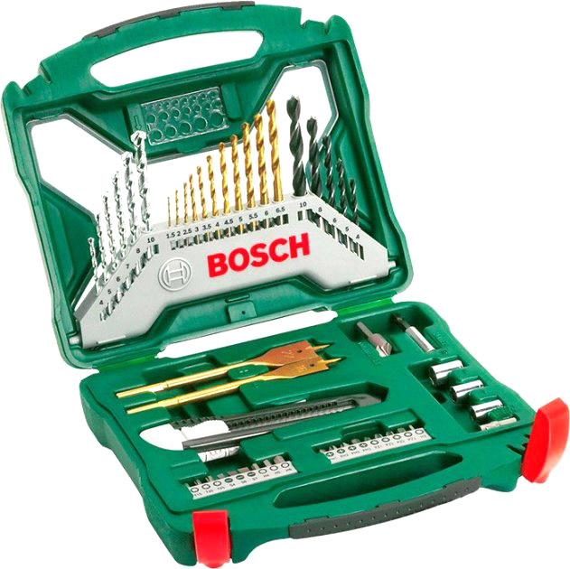 Набор сверл Bosch X-Line 2607019327 спиральных и перьевых по металлу, бетону и дереву 50 шт.
Набор сверл Bosch X-Line 2607019327 спиральных и перьевых по металлу, бетону и дереву 50 шт.