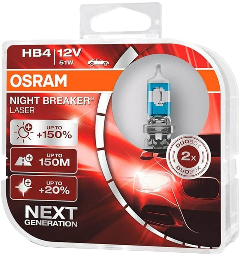 Автолампа Osram 9006nlhcb Night Breaker Laser HB4 P22d 51 W прозрачно-голубой
Автолампа Osram 9006nlhcb Night Breaker Laser HB4 P22d 51 W прозрачно-голубой