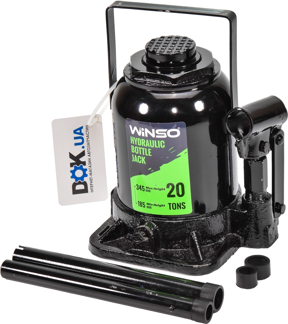 Домкрат Winso Hydraulic Bottle Jack вертикальный (бутылочный) гидравлический 20 т 170230
Домкрат Winso Hydraulic Bottle Jack вертикальный (бутылочный) гидравлический 20 т 170230