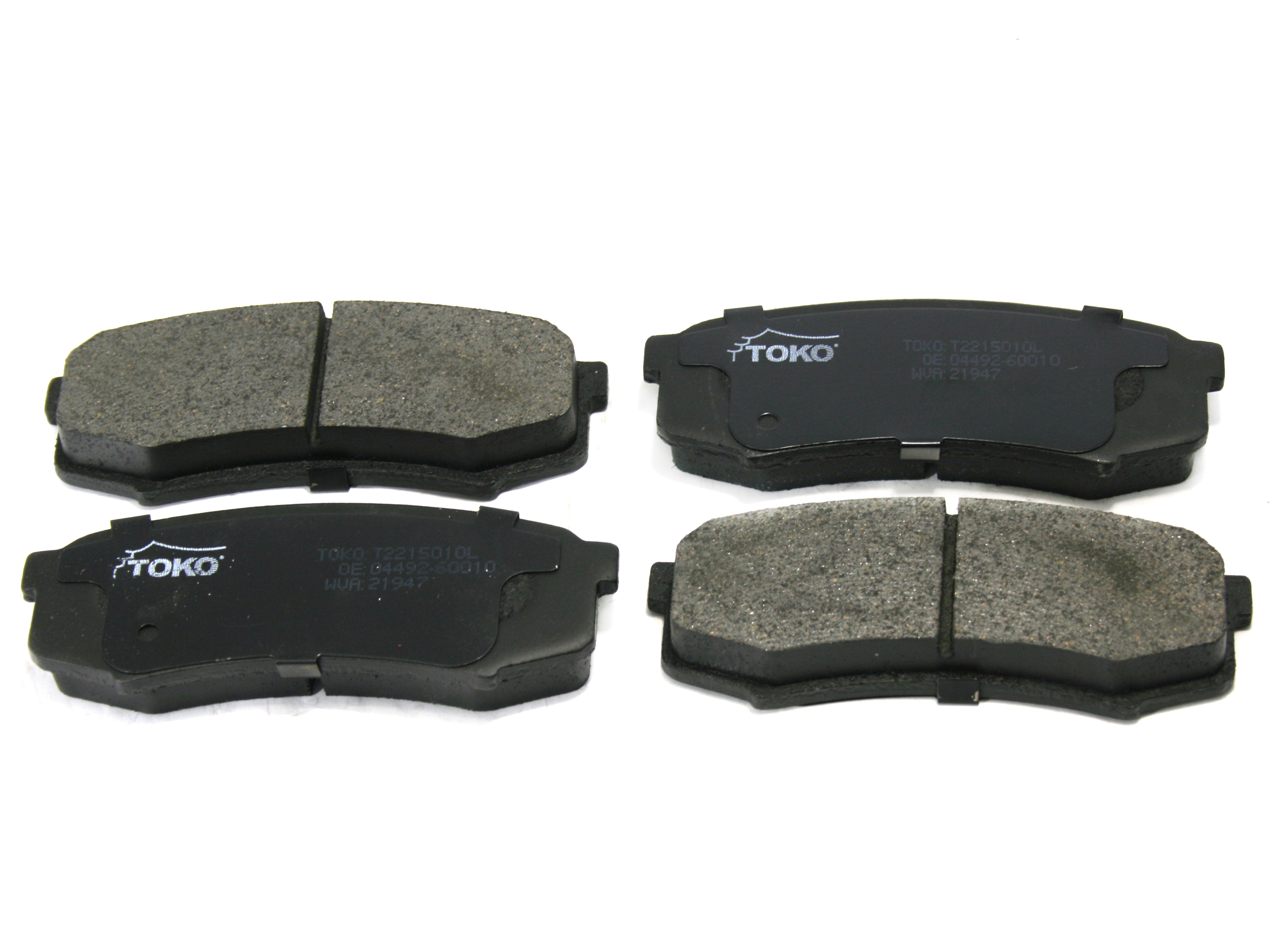 TOKO T2215010L Тормозные колодки
TOKO T2215010L Тормозные колодки