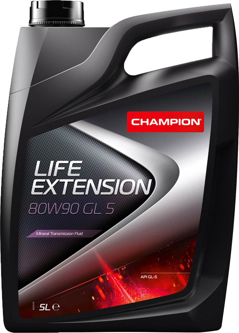 Трансмиссионное масло Champion Life Extension GL-5 80W-90 минеральное 8204708
Трансмиссионное масло Champion Life Extension GL-5 80W-90 минеральное 8204708