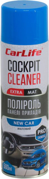 Полироль для салона Carlife Cockpit Cleaner Extra Mat новая машина 500 мл CF524
Полироль для салона Carlife Cockpit Cleaner Extra Mat новая машина 500 мл CF524