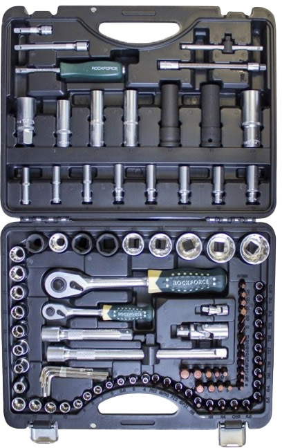 Набор торцевых головок и комплектующих Rockforce Premium RF-4941-9PREMIUM 61 шт. 1/2", 1/4"
Набор торцевых головок и комплектующих Rockforce Premium RF-4941-9PREMIUM 61 шт. 1/2", 1/4"