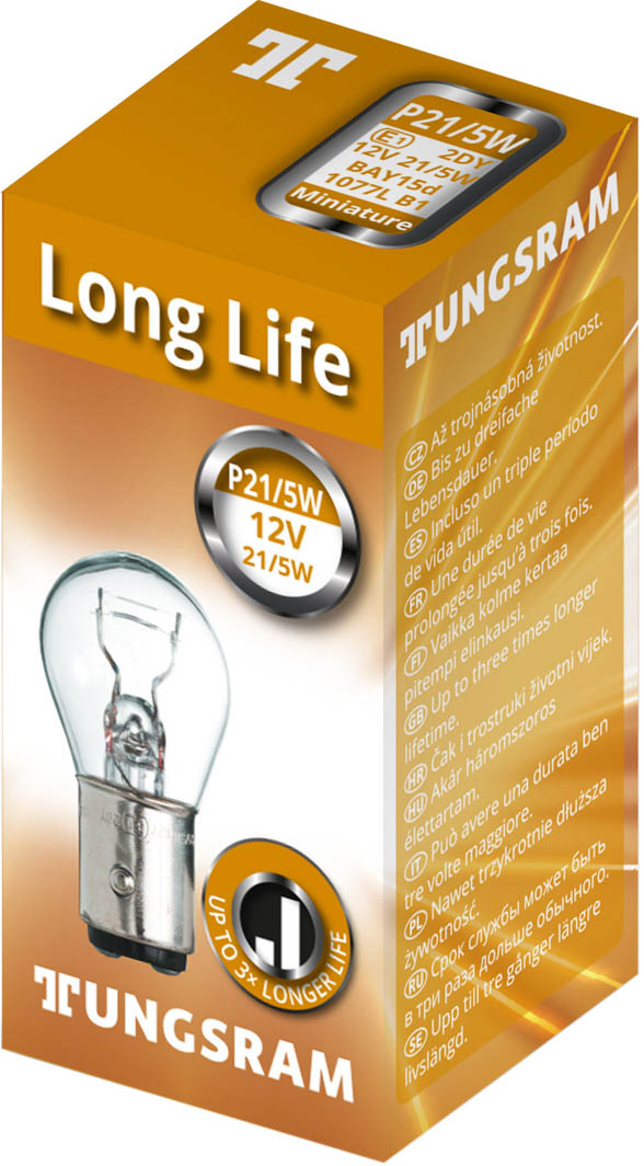 Автолампы Tungsram 1077L Miniature Long Life P21/5W BAY15d 21 W 5 W прозрачный
Автолампы Tungsram 1077L Miniature Long Life P21/5W BAY15d 21 W 5 W прозрачный