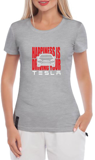 Футболка женская Globuspioner классическая Driving Your Tesla серая принт спереди 5101927281
Футболка женская Globuspioner классическая Driving Your Tesla серая принт спереди 5101927281
