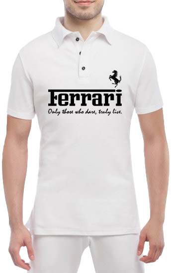 Футболка мужская Globuspioner поло Ferrari Slogan белый спереди 731275315
Футболка мужская Globuspioner поло Ferrari Slogan белый спереди 731275315