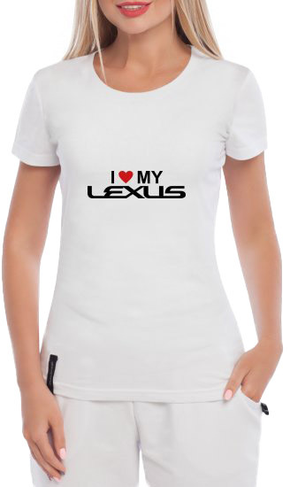 Футболка женская Globuspioner классическая I love My Lexus белая принт спереди 237162712
Футболка женская Globuspioner классическая I love My Lexus белая принт спереди 237162712