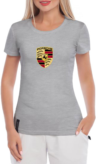Футболка женская Globuspioner классическая Porsche Big Logo серая принт спереди 6013627285
Футболка женская Globuspioner классическая Porsche Big Logo серая принт спереди 6013627285