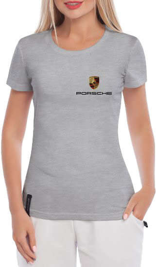 Футболка женская Globuspioner классическая Porsche Mini Logo серая принт спереди 6661627282
Футболка женская Globuspioner классическая Porsche Mini Logo серая принт спереди 6661627282