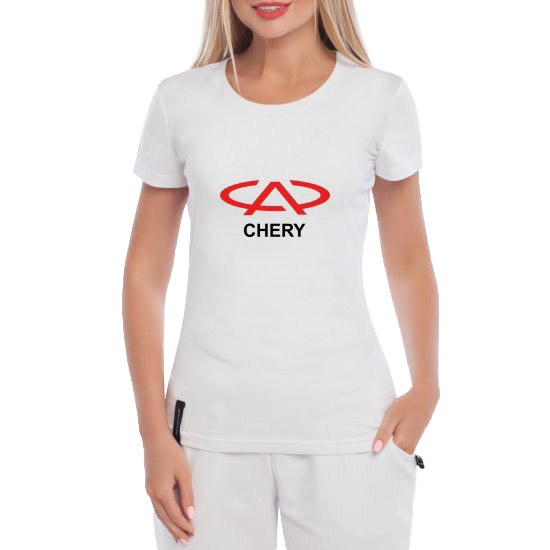 Футболка женская Globuspioner классическая Chery Logo Red белая принт спереди 240082715
Футболка женская Globuspioner классическая Chery Logo Red белая принт спереди 240082715