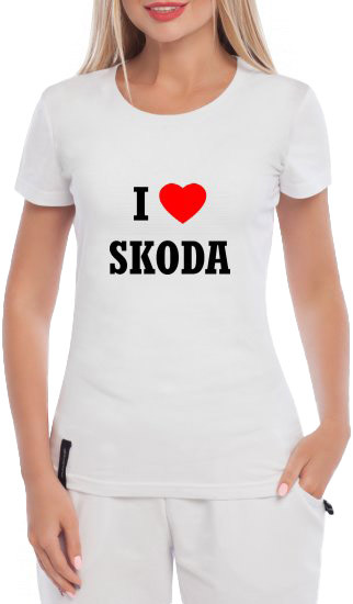 Футболка женская Globuspioner классическая I Love Skoda белая принт спереди 142922716
Футболка женская Globuspioner классическая I Love Skoda белая принт спереди 142922716