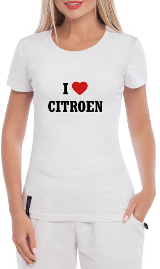 Футболка женская Globuspioner классическая I Love Citroen белая принт спереди 131882716
Футболка женская Globuspioner классическая I Love Citroen белая принт спереди 131882716