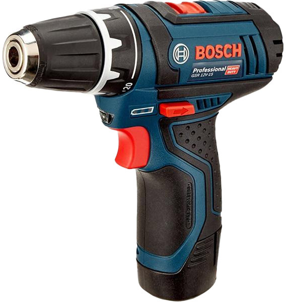 Шуруповерт Bosch аккумуляторный GSR 12V-15 Professional (без аккумулятора) 0601868101
Шуруповерт Bosch аккумуляторный GSR 12V-15 Professional (без аккумулятора) 0601868101