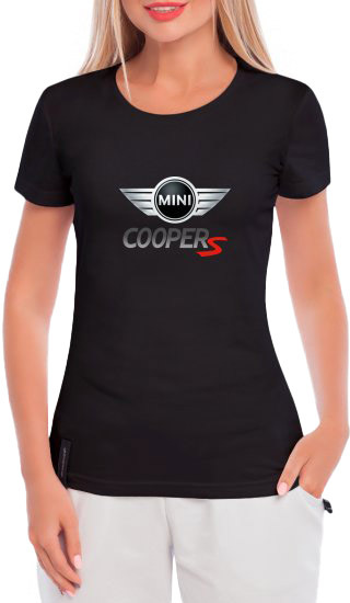 Футболка женская Globuspioner классическая Mini Cooper S Big Logo черная принт спереди 668862727
Футболка женская Globuspioner классическая Mini Cooper S Big Logo черная принт спереди 668862727