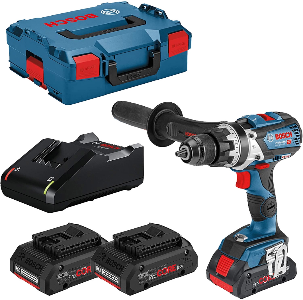 Шуруповерт Bosch аккумуляторный GSB 18V-110 C Professional (2 аккумулятора + ЗУ + чехол) 06019G030D
Шуруповерт Bosch аккумуляторный GSB 18V-110 C Professional (2 аккумулятора + ЗУ + чехол) 06019G030D