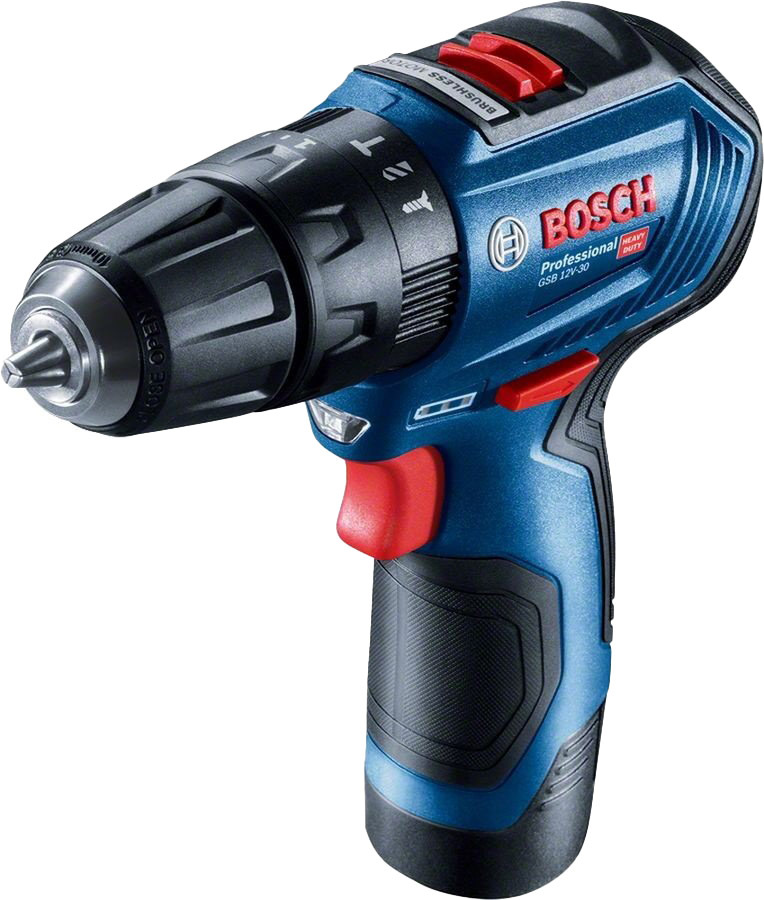 Шуруповерт Bosch аккумуляторный GSB 12V-30 Professional (2 аккумулятора + ЗУ + чехол) 06019G9100
Шуруповерт Bosch аккумуляторный GSB 12V-30 Professional (2 аккумулятора + ЗУ + чехол) 06019G9100