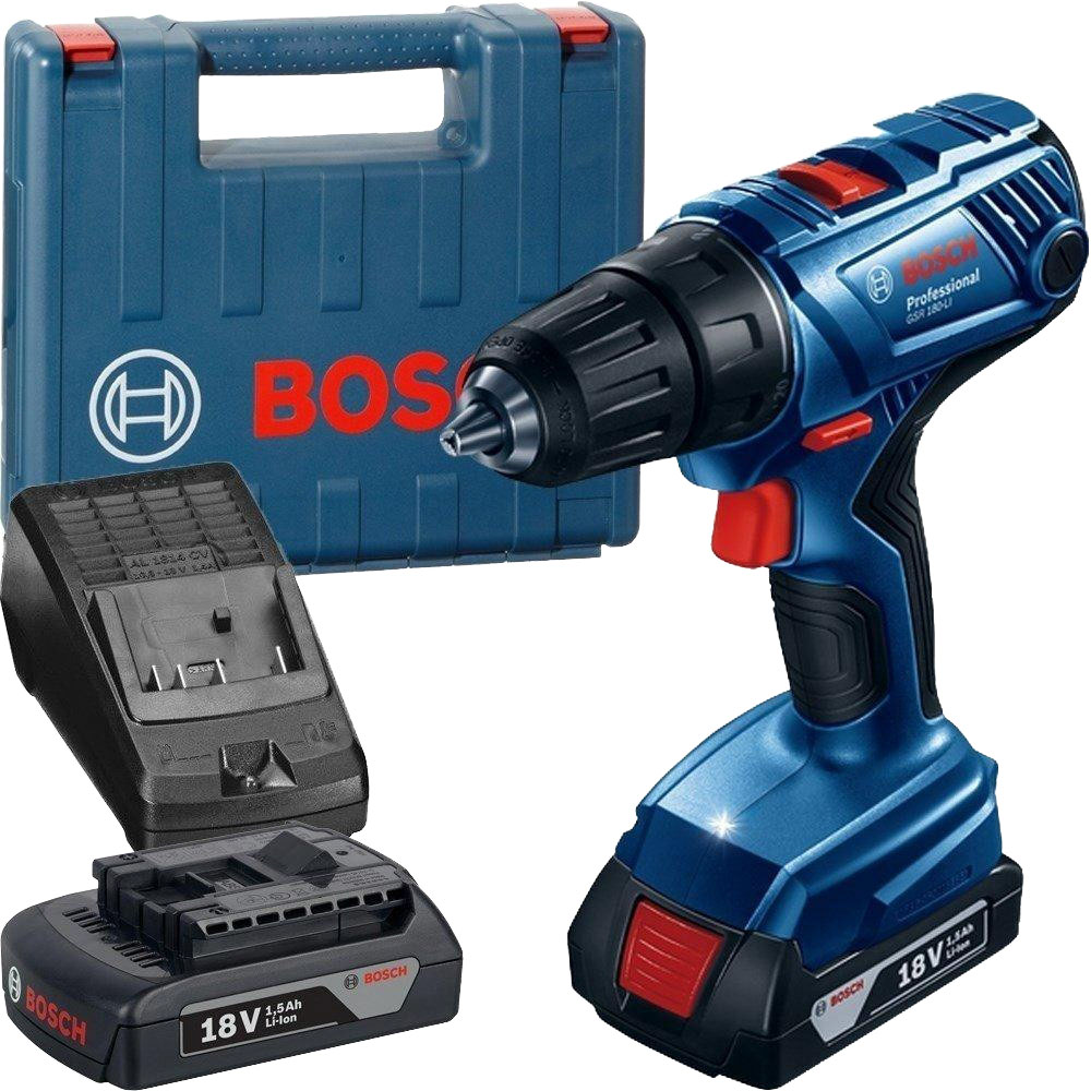 Шуруповерт Bosch аккумуляторный GSR 180-LI Professional (2 аккумулятора + ЗУ + чехол) 06019F8109
Шуруповерт Bosch аккумуляторный GSR 180-LI Professional (2 аккумулятора + ЗУ + чехол) 06019F8109