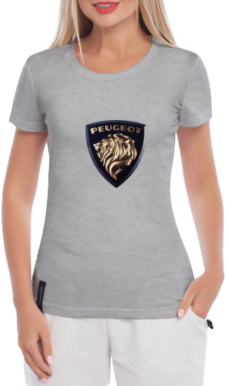 Футболка женская Globuspioner классическая Peugeot Golden Lion серая принт спереди 6013427285
Футболка женская Globuspioner классическая Peugeot Golden Lion серая принт спереди 6013427285