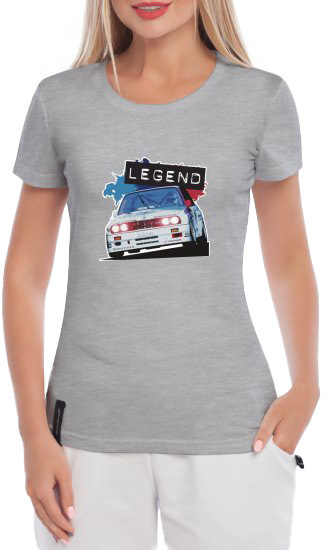 Футболка женская Globuspioner классическая BMW M3 Legend серая принт спереди 3699427286
Футболка женская Globuspioner классическая BMW M3 Legend серая принт спереди 3699427286