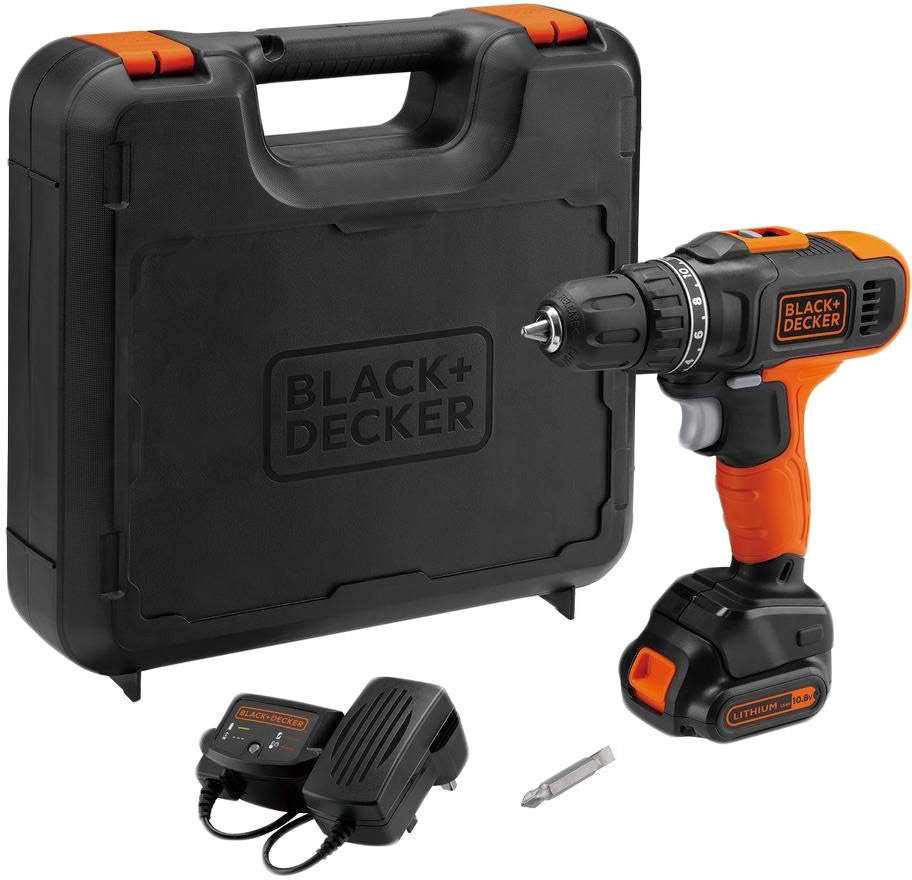 Шуруповерт BLACK+DECKER аккумуляторный BCD7122CK (2 аккумулятора + ЗУ + чехол)
Шуруповерт BLACK+DECKER аккумуляторный BCD7122CK (2 аккумулятора + ЗУ + чехол)
