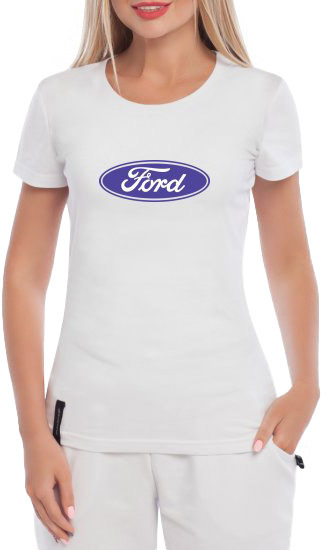 Футболка женская Globuspioner классическая Ford Big Logo Blue белый спереди 138162714
Футболка женская Globuspioner классическая Ford Big Logo Blue белый спереди 138162714