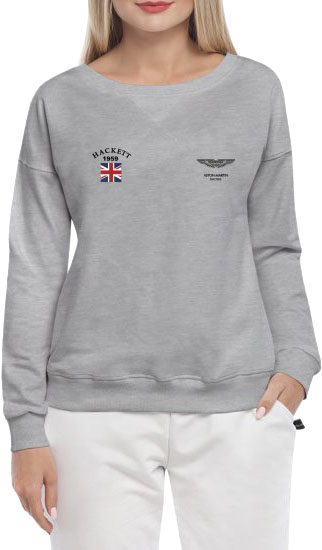 Свитшот женский Globuspioner Aston Martin Hackett 1959 спереди спущенный рукав серый 6689864281
Свитшот женский Globuspioner Aston Martin Hackett 1959 спереди спущенный рукав серый 6689864281