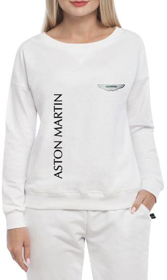 Свитшот женский Globuspioner Aston Martin Vertical Logo спереди спущенный рукав белый 669076411
Свитшот женский Globuspioner Aston Martin Vertical Logo спереди спущенный рукав белый 669076411