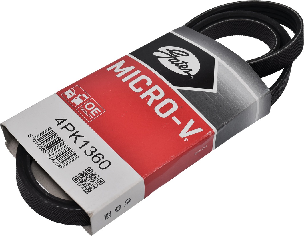 Gates 4PK1360 Поликлиновой ремень 
Gates 4PK1360 Поликлиновой ремень