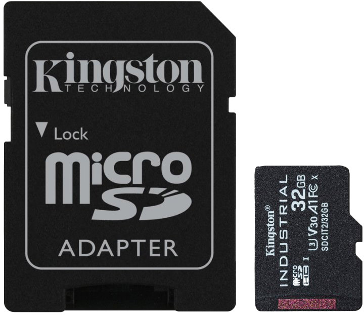 Карта памяти Kingston Industrial2 microSDHC 32 ГБ с SD-адаптером SDCIT2/32GB
Карта памяти Kingston Industrial2 microSDHC 32 ГБ с SD-адаптером SDCIT2/32GB