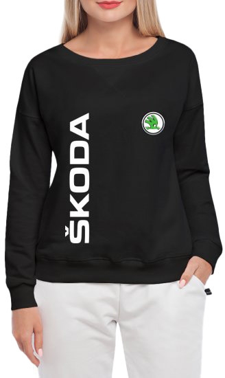 Свитшот женский Globuspioner Skoda Vertical Logo принт спереди спущенный рукав чёрный 666336424
Свитшот женский Globuspioner Skoda Vertical Logo принт спереди спущенный рукав чёрный 666336424