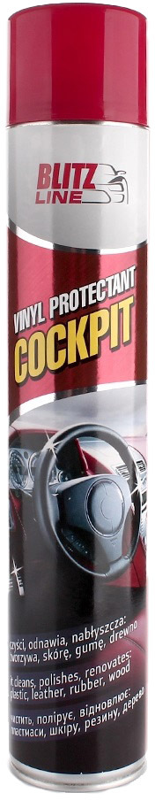 Полироль для салона Blitz Line Vinyl Protectant Cockpit свежесть 750 мл 50637
Полироль для салона Blitz Line Vinyl Protectant Cockpit свежесть 750 мл 50637