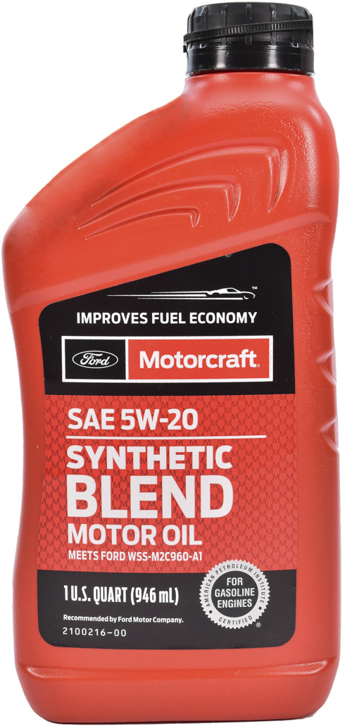 Моторное масло Ford Synthetic Blend Motor Oil 5W-20 полусинтетическое XO5W20Q1SP
Моторное масло Ford Synthetic Blend Motor Oil 5W-20 полусинтетическое XO5W20Q1SP