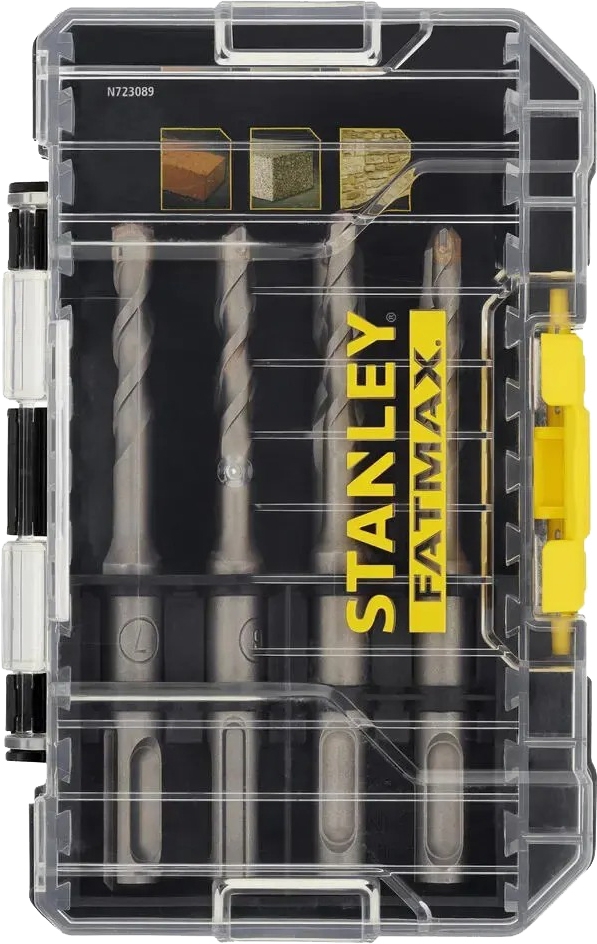 Набор сверл Stanley STA88555 спиральных по металлу и бетону 5-10 мм 8 шт.
Набор сверл Stanley STA88555 спиральных по металлу и бетону 5-10 мм 8 шт.