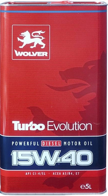 Моторное масло Wolver Turbo Evolution 15W-40 минеральное 4260360944482
Моторное масло Wolver Turbo Evolution 15W-40 минеральное 4260360944482