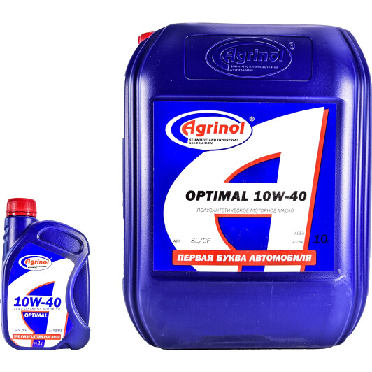 Моторное масло Agrinol Optimal 10W-40 на Lancia Ypsilon