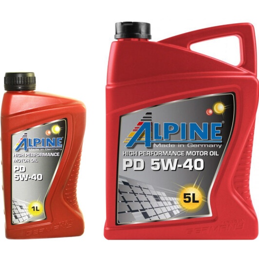 Моторное масло Alpine PD 5W-40 на Volvo 850
