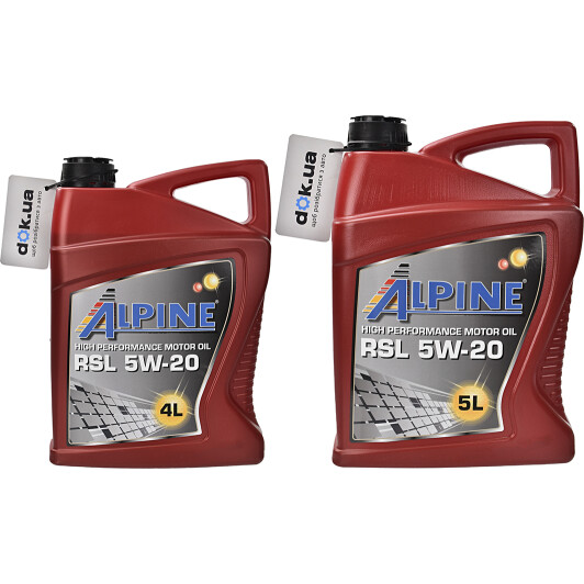 Моторное масло Alpine RSL 5W-20 на Skoda Favorit