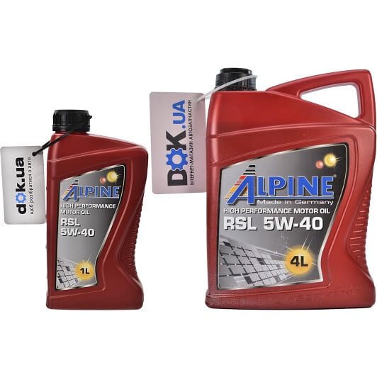Моторное масло Alpine RSL 5W-40 на Infiniti FX35
