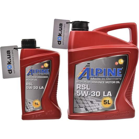 Моторное масло Alpine RSL LA 5W-30 на Seat Alhambra