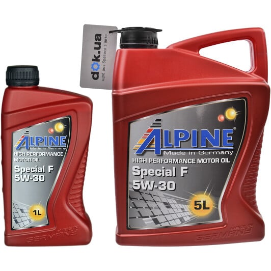 Моторное масло Alpine Special F 5W-30 на Mazda Premacy