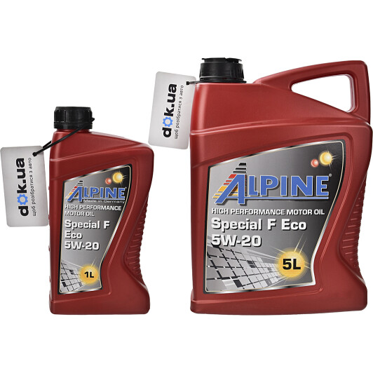 Моторна олива Alpine Special F ECO 5W-20 на Nissan Almera