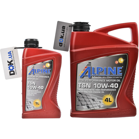 Моторное масло Alpine TSN 10W-40 на Nissan 100 NX