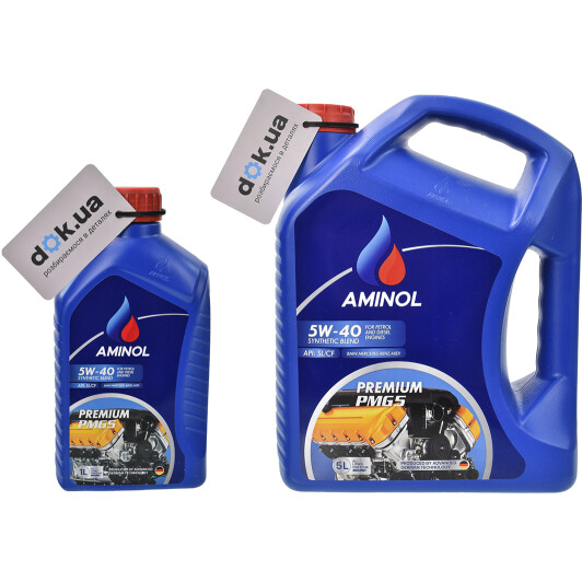 Моторна олива Aminol Premium PMG5 5W-40 на Hyundai i20