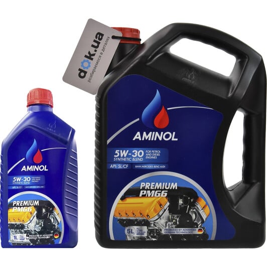 Моторна олива Aminol Premium PMG6 5W-30 на Chery Elara (A5)