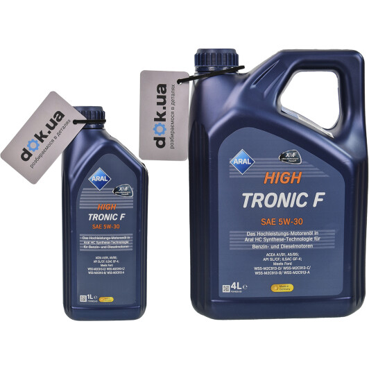 Масло Aral HighTronic F 5W-30 для Chrysler 300C на Chrysler 300C