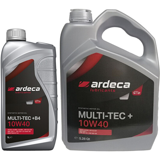 Моторна олива Ardeca Multi-Tec+ 10W-40 на Nissan Almera