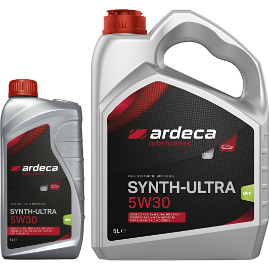 Моторное масло Ardeca Synth-Ultra 5W-30 на Nissan Primastar