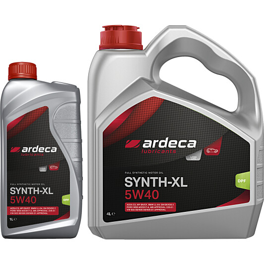 Моторное масло Ardeca Synth-XL 5W-40 на Lexus ES